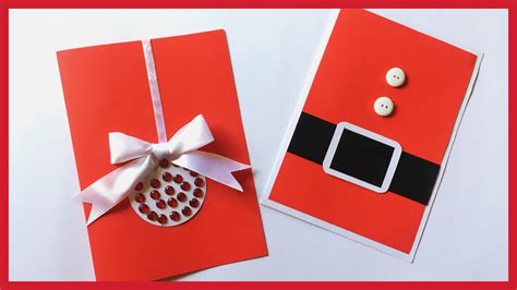 Tarjetas navideñas, ideas creativas hechas a mano y fáciles de hacer en la época de Navidad