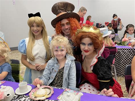 Visit Alice in Wonderland at Mad Hatter Tea Party - Hello Woodlands