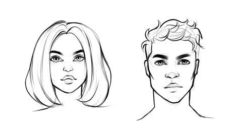 Female Face Shapes Drawing Reference - All-Fools