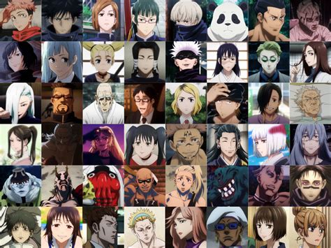 Aggregate more than 82 anime jujutsu kaisen characters - in.duhocakina