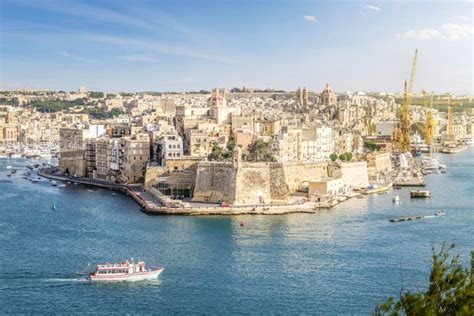 Cruise Port of Valletta, Malta Stock Photo - Image of port, boat: 75633974