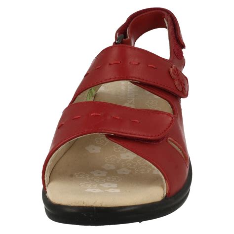 Padders Womens Wide Fit Velcro Strap Sandals Rosie | eBay