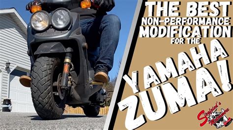 This Mod makes the Yamaha ZUMA go from Good to GREAT! The best Part ...