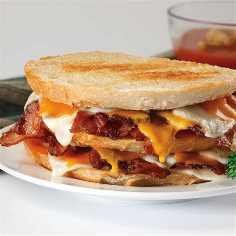 Grilled Cheese & Bacon Club Sandwich