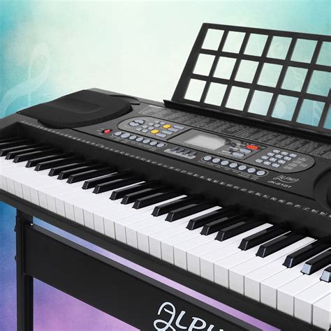 Alpha 61 Keys Electronic Piano Keyboard Electric Instrument Touch ...