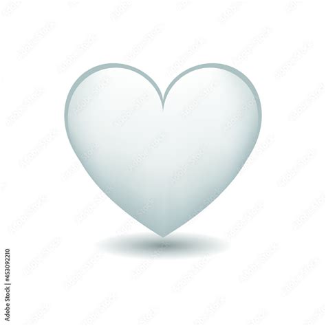 Heart Love Emoji Icon Object Symbol Gradient Vector Art Design Cartoon ...