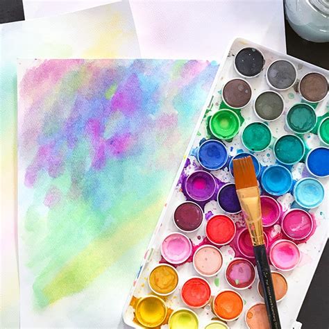 Make Watercolor Art Paper plus Free Printables - 100 Directions