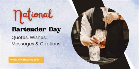 70 National Bartender Day Quotes, Wishes, Messages & Captions