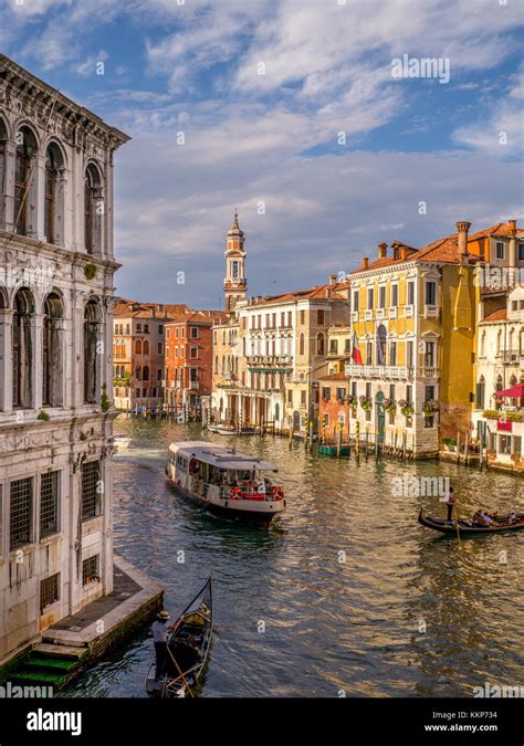 The Rialto Bridge is the oldest bridge across the Grand Canal, and was ...