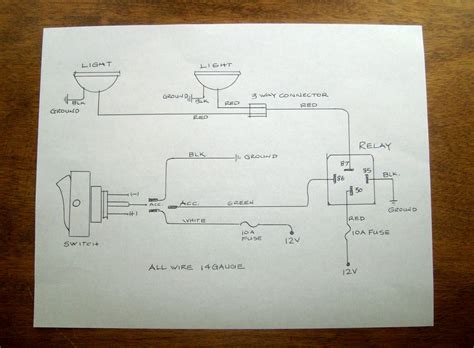 Fog Light Wiring Diagram For Bike