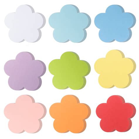 Buy 72 Pieces Large Flower Cutouts Paper Flowers 6 Inch Assorted Color Spring Flower Cut Outs ...