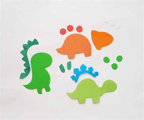 Fun & Easy Paper Dinosaur Puppet Craft [Free Template] - Frosting and Glue- Easy crafts, games ...