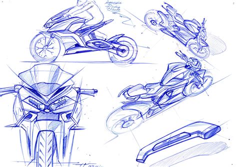 Motorcycle Sketches | Behance