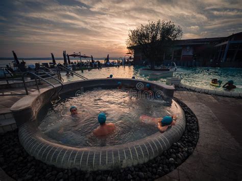 Aquaria is the Thermal Spa Center of Terme Di Sirmione. a Unique Editorial Photo - Image of pool ...