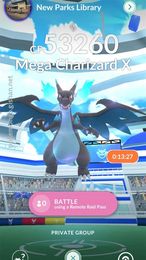 Mega Charizard X Raid Boss - Pokemon Go