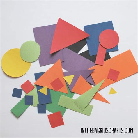 Fun With Shapes Artwork • In the Bag Kids' Crafts