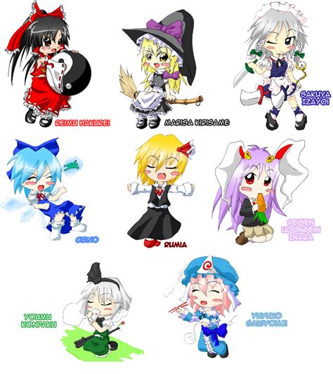 Touhou Characters