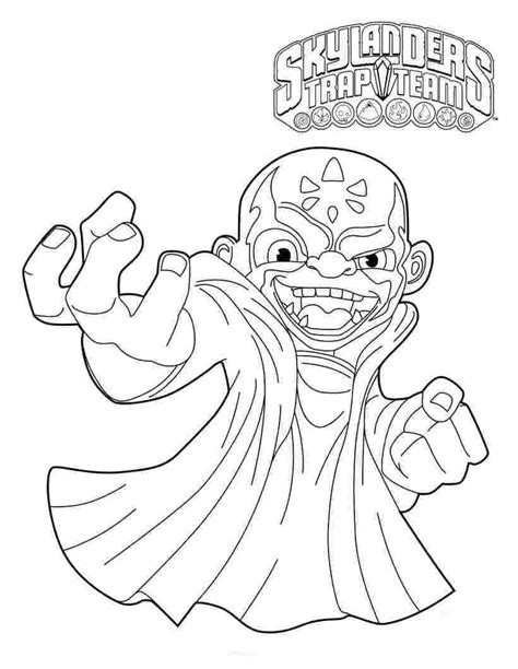 Kaos Skylanders coloring page - Download, Print or Color Online for Free