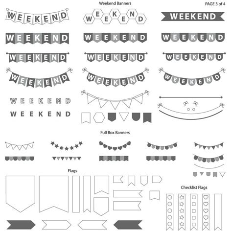 Make Your Own Planner Stickers Planner Sticker Template Pack - Etsy