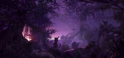 Purple Anime Forest Wallpapers - Wallpaper Cave