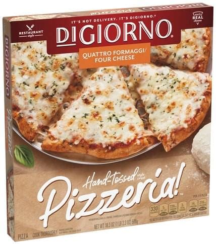 Digiorno Quattro Formaggi/Four Cheese Pizza - 18.3 oz, Nutrition ...