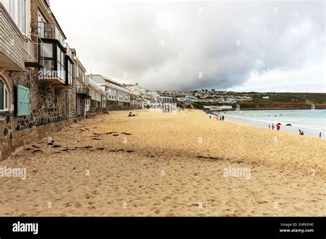 St Ives Porthmeor beach Cornwall, UK, England, Porthmeor beach, Porthmeor beach St Ives ...