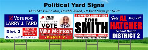 Political Yard Signs – A Plus Print Shop