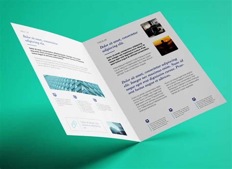 Bi Fold Brochure Free Template