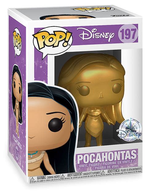 Funko POP! Disney Princesses #197 Pocahontas (Gold Special Edition) - Disney Exclusive Import - New