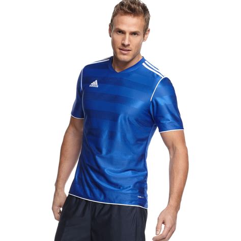 Adidas T Shirt Tabela 11 Climalite Soccer Jersey in Blue for Men | Lyst