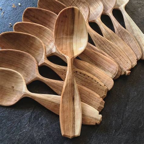 Fantastic Hand Carved Wooden Spoons by Derek Sanderson