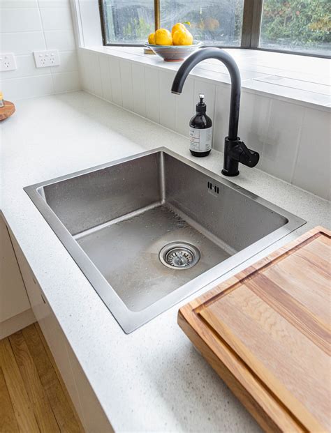 Drop-In Kitchen Sinks Made with Solid Surface - Corian