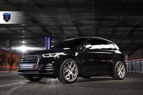 Black Audi Q5 on Chrome Rohana Wheels — CARiD.com Gallery