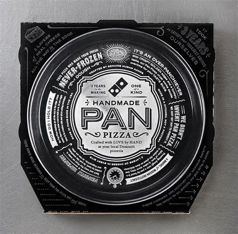 Domino's Handmade Pan Pizza boxes | Communication Arts