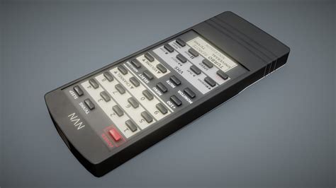 Vintage TV Remote Control - Buy Royalty Free 3D model by NollieInward [6bcef85] - Sketchfab Store