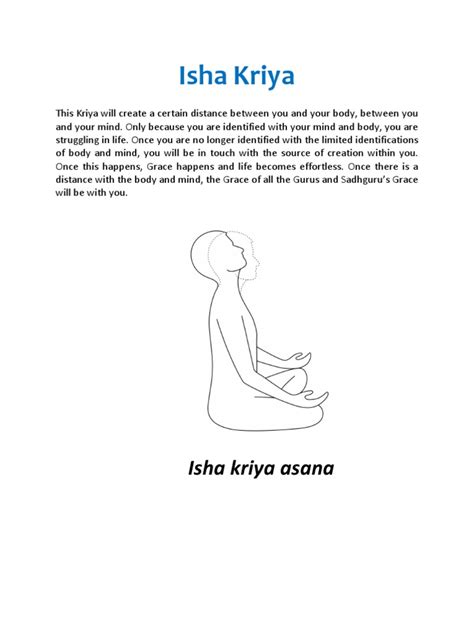 Isha Kriya | PDF | Yoga | Spirituality