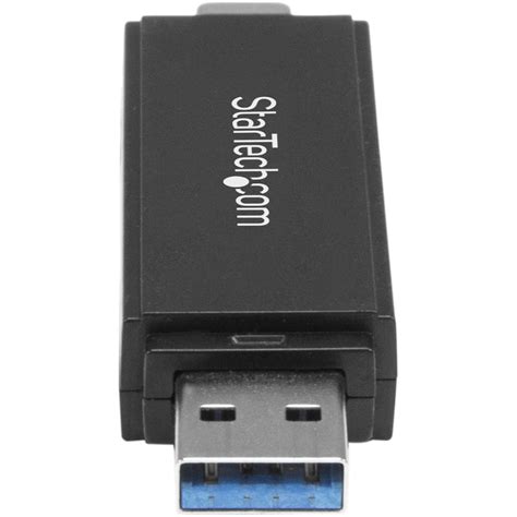 Startech .com USB 3.0 Memory Card Reader for SD and microSD CardsUSB-C ...