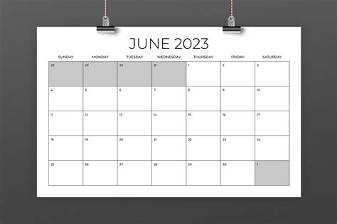 2023 11 x 17 Inch Office Calendar Template By Running With Foxes ...