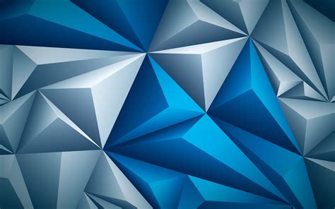 Wallpaper : abstract, sky, low poly, symmetry, blue, triangle, pattern ...