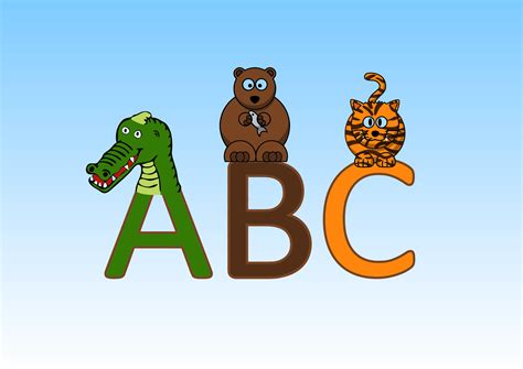 Clipart - Animal Alphabet Typography