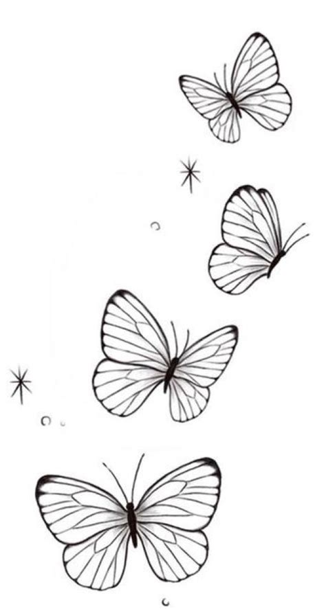 Butterfly Drawing Outline, Butterfly Hand Tattoo, Tattoo Outline Drawing, Butterfly Tattoo ...