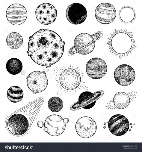 different planet illustration to inspire you | Planet drawing ...