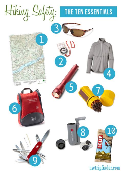 The Ten Essentials and Hiking Safety Tips | Northwest TripFinder