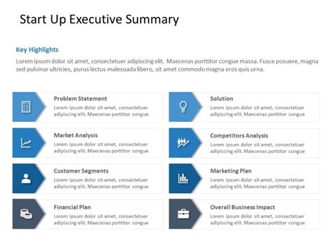 Animated Start Up Executive Summary PowerPoint Template | SlideUpLift