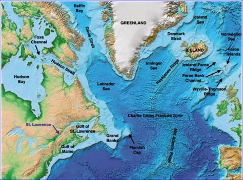 Atlantic Ocean Floor Topography Map | Viewfloor.co