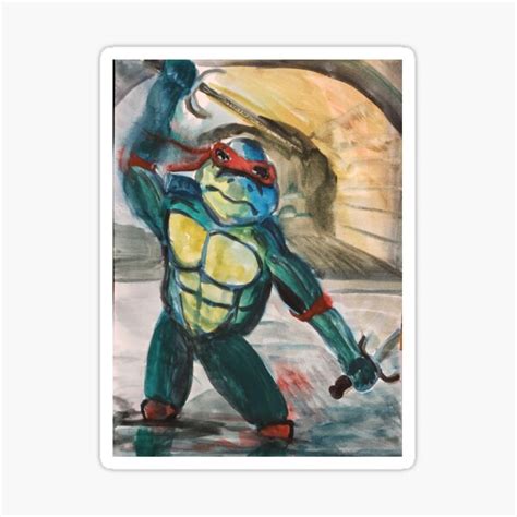 "TMNT Fan Art" Sticker for Sale by wrinkleart | Redbubble