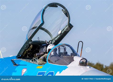 Su-27 Flanker Fighter Jet Pilot Cockpit Editorial Stock Photo - Image ...