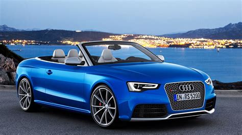 audi cabriolet blue