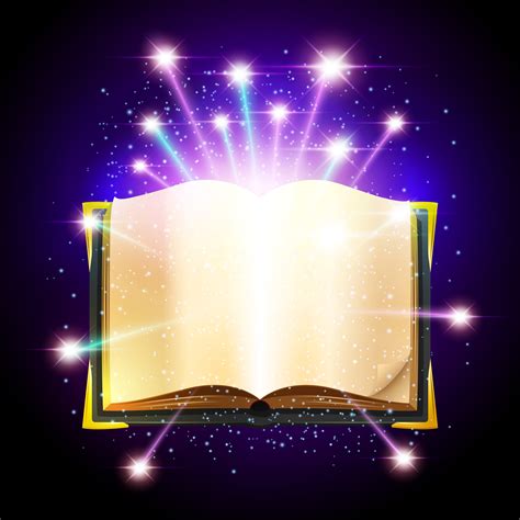 Magic Book Illustration 465951 Vector Art at Vecteezy