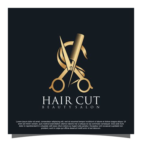 Hair cut logo design Premium Vector 10840495 Vector Art at Vecteezy